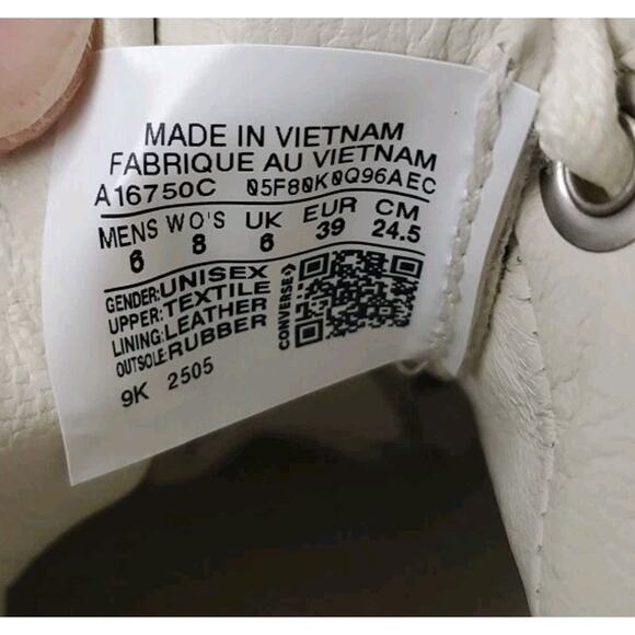 RARE Converse First String Chuck Taylor All Star Woven Floral Vibram Womens 8 - Picture 11 of 16